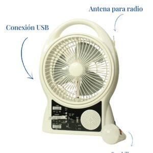Ventilador- radio Recargable